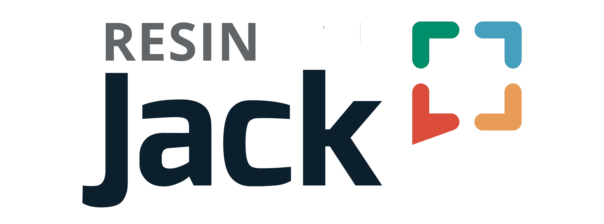 The logo for one of Jack Josephsen's businesses, Resin Jack.