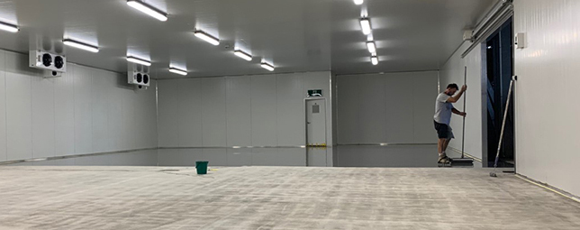 epoxy resin flooring application