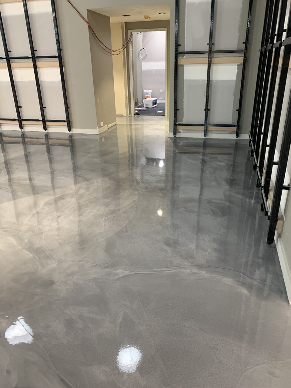 footlocker store epoxy flooring