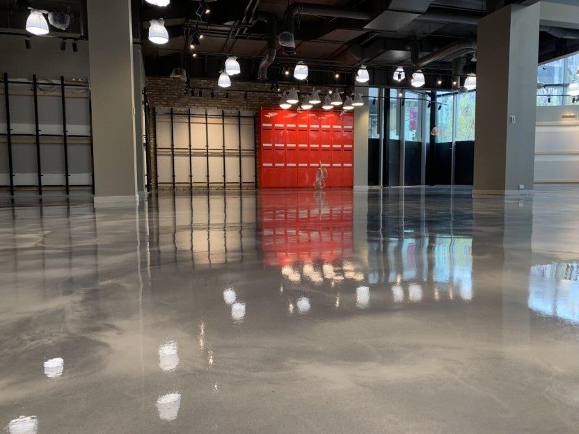 epoxy floors at footlocker