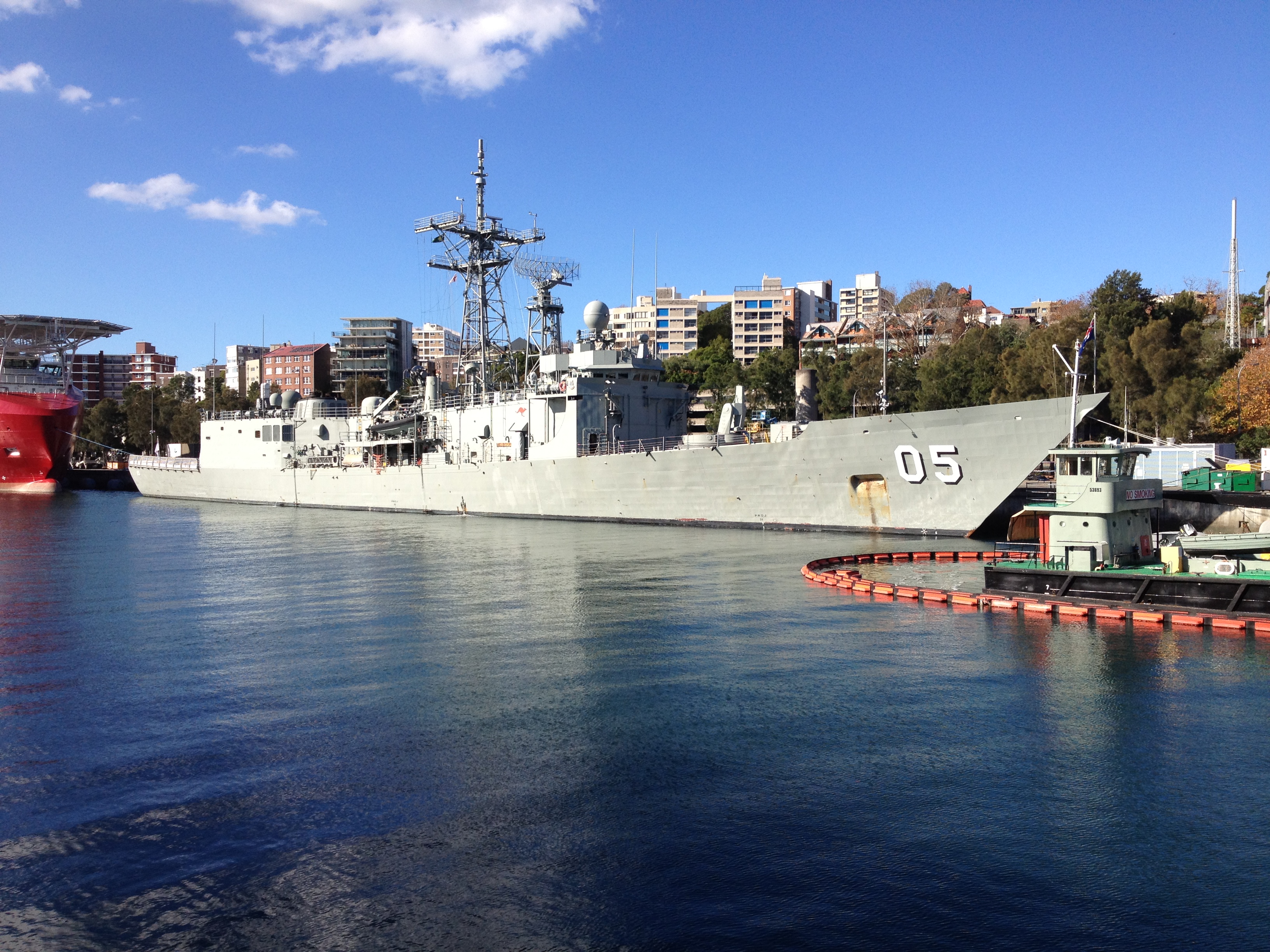 One of the Royal Australian Navy ships that have had Jaxxon industrial coatings installed onboard.