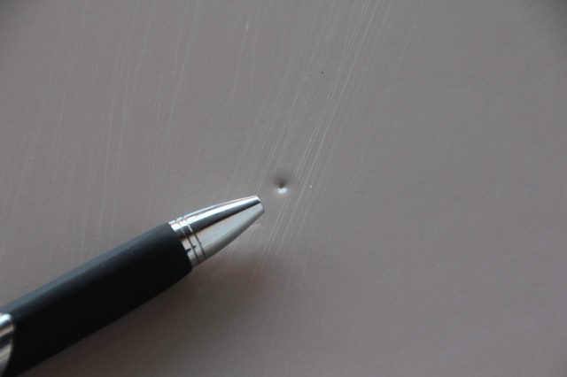 Possible other causes of pinholes